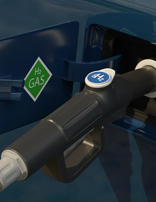 Waterstof toekomstmuziek De opschaling is ingezet Tanken bij een waterstof tankstation. Arcadis en groene waterstof voor de industrie.