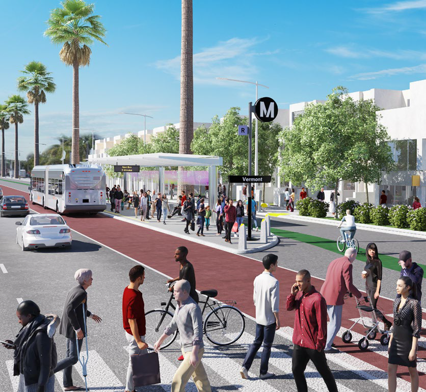 Vermont Transit Corridor Rail Conversion Feasibility Study,  Los Angeles, California, USA