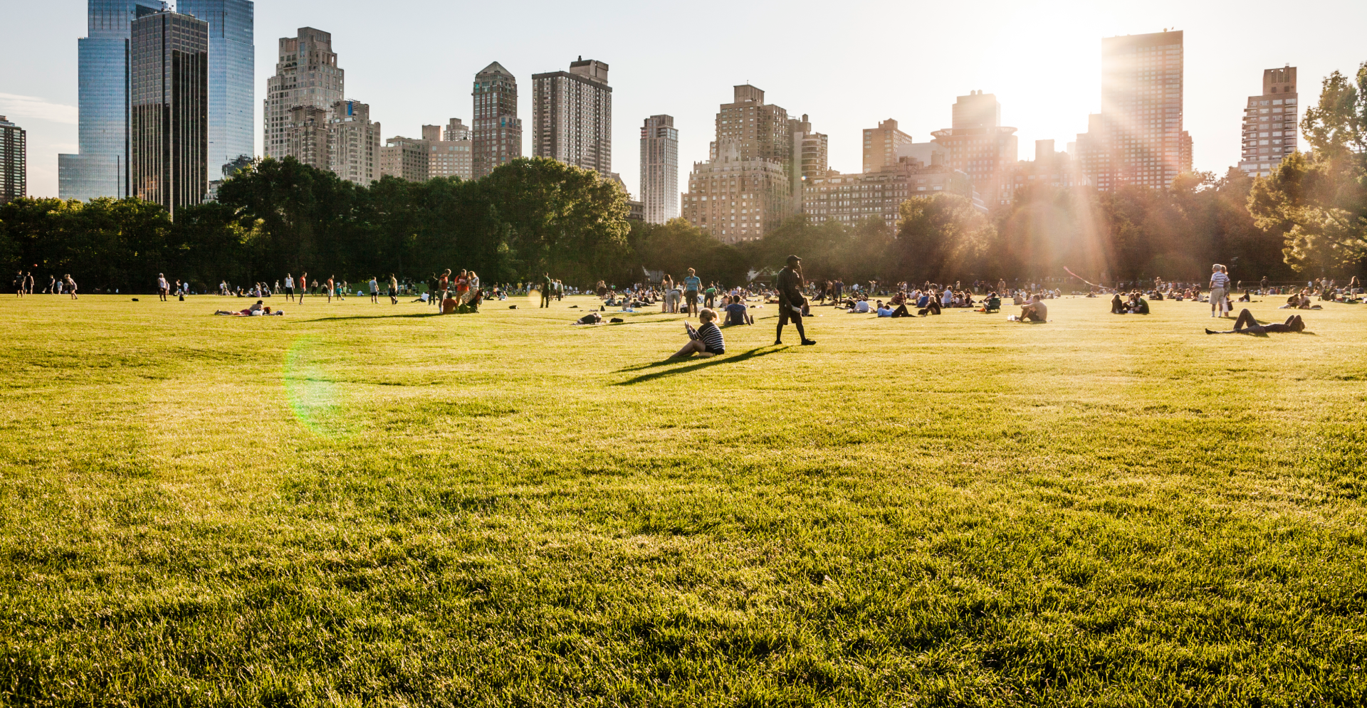 Manhattan skyline, view from Central Park