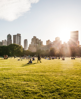 Manhattan skyline, view from Central Park