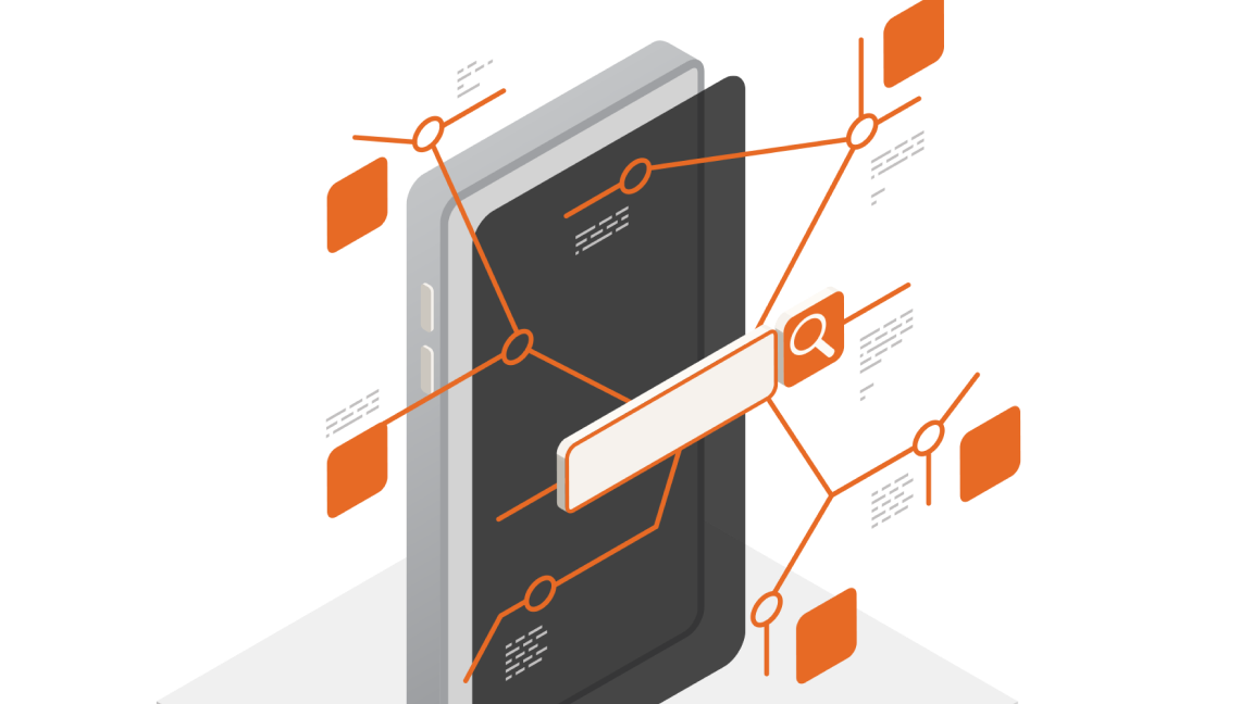 An image of a smartphone, representing modern navigation technology and mobile applications.
