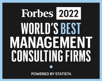 Badge of Forbes 2022 World's best management consulting firms