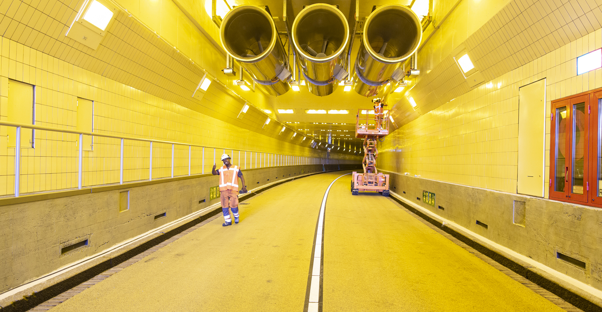 Infrastructuur klaar voor de toekomst-header Zorgvuldige renovatie en restauratie van de Maastunnel