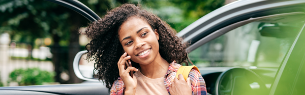Better Cities Podcast Episode 22 Red Deer Happy young woman getting out of her car