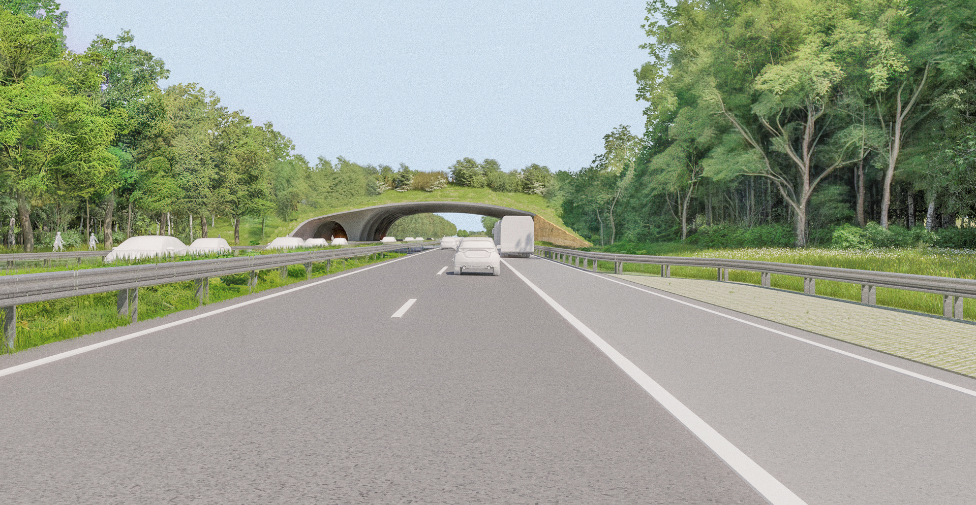 Ecoduct Helchteren-Noord (richting Hechtel-Eksel) - ©51N4E