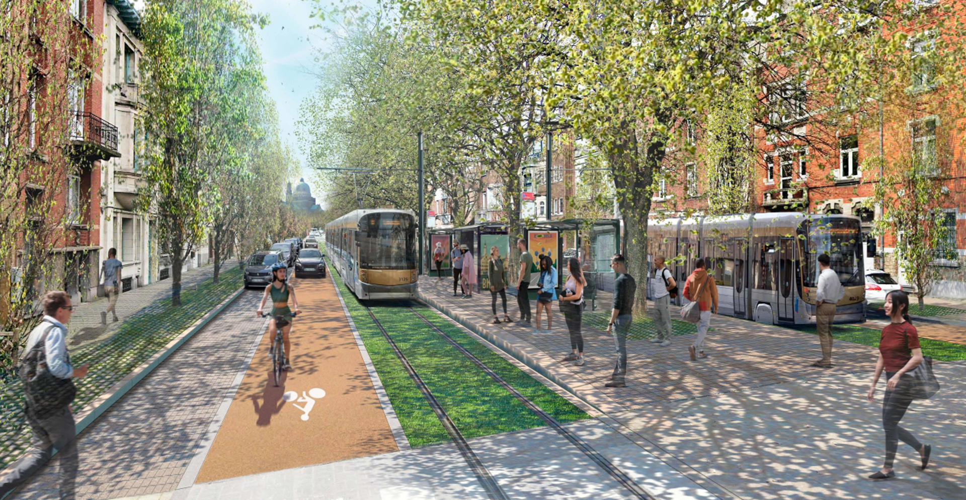 Nouvelle liaison tram Belgica - Gare du Nord