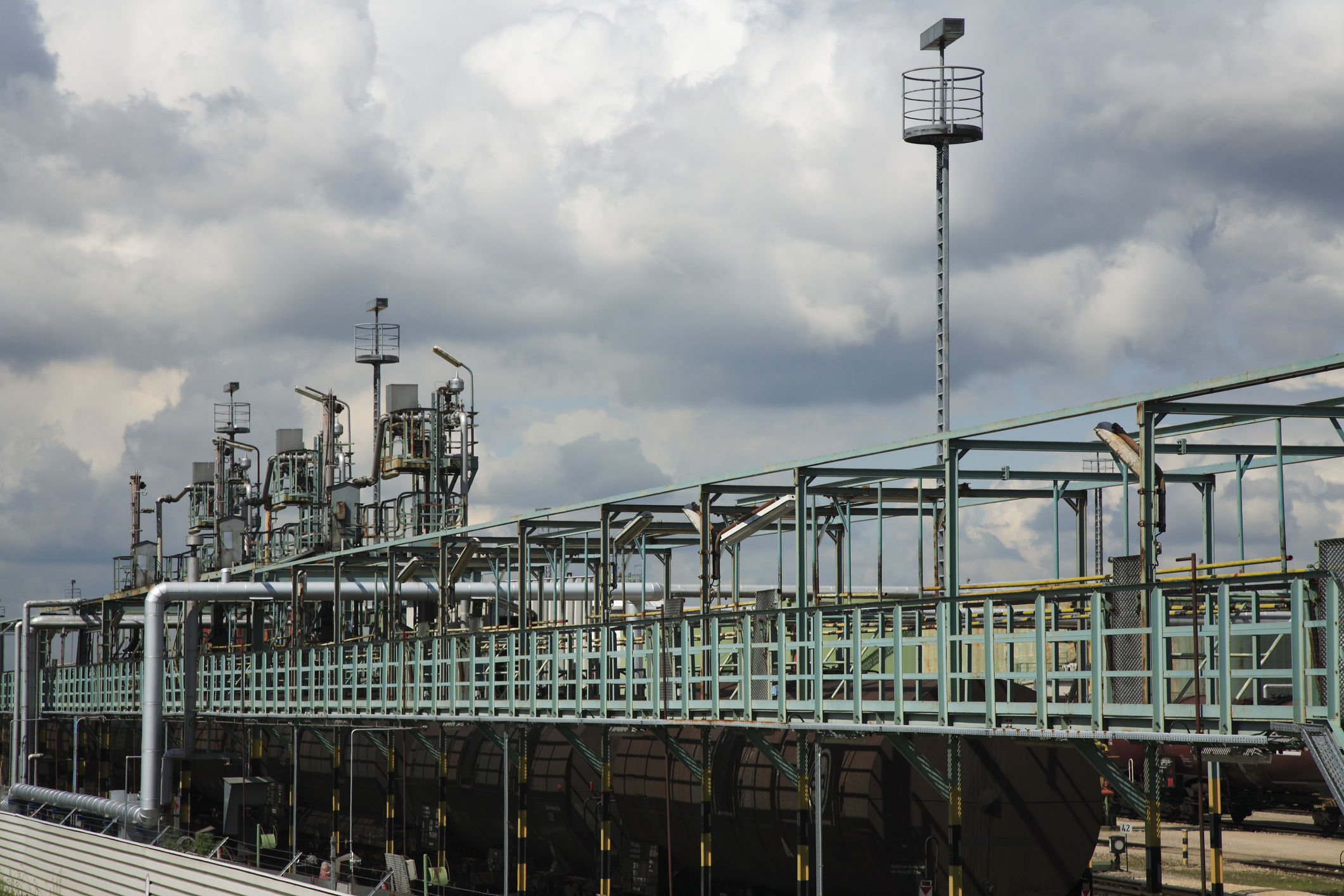 Rohre und Anlagen der Bayernoil Raffinerie