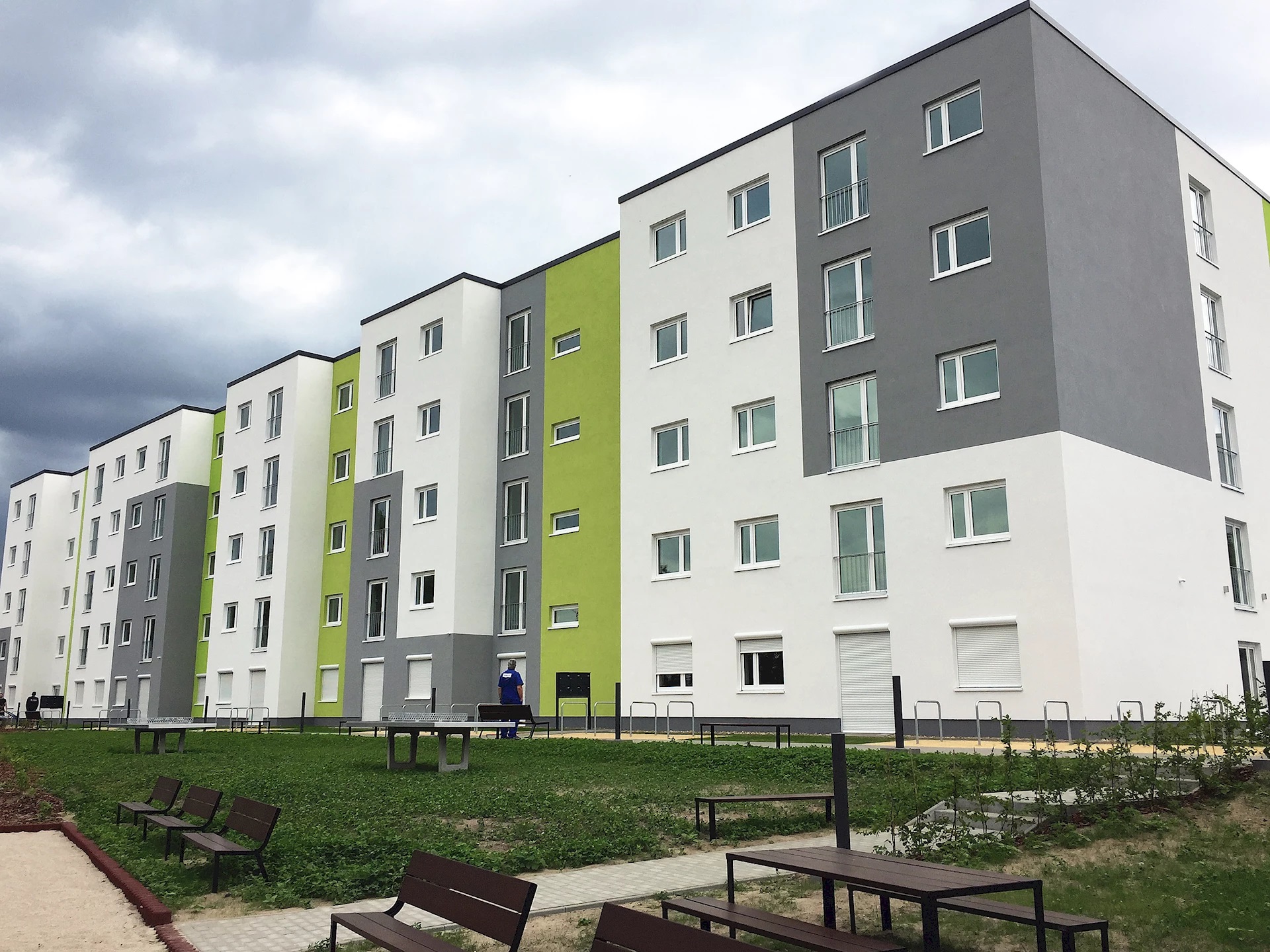 Modulare Unterkünfte für Flüchtlinge in Berlin