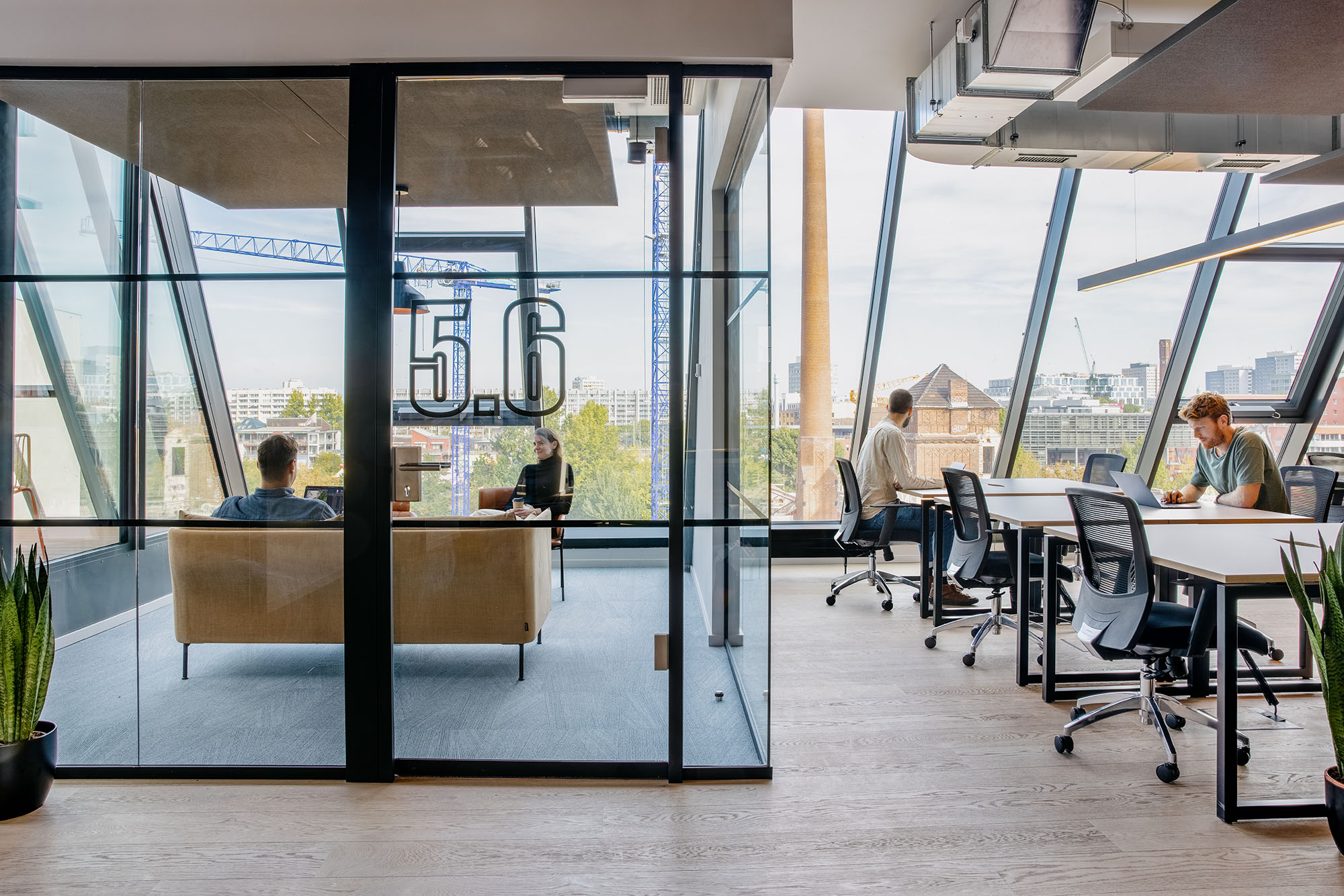 Büroumgebung im Techspace Eiswerk